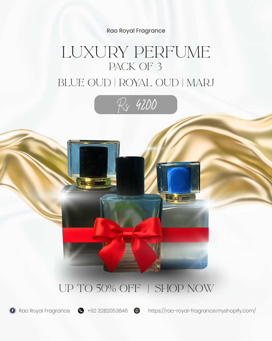 🔶 Luxury Perfume Pack Of 3 🔶